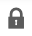 A close-up of the Lock icon as it appears in the top toolbar of the Venngage Editor, a black and white icon of a padlock.