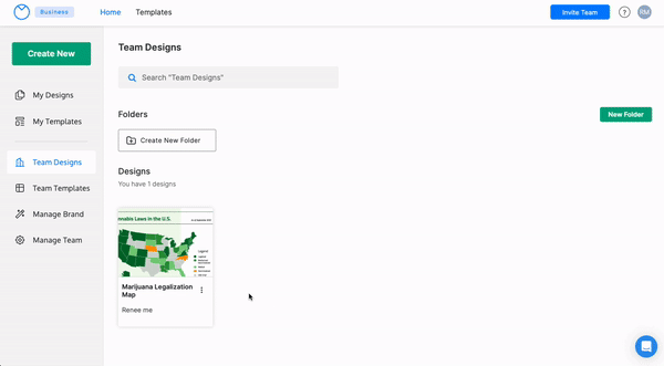 Share designs to Team members and others on the Business Plan ...