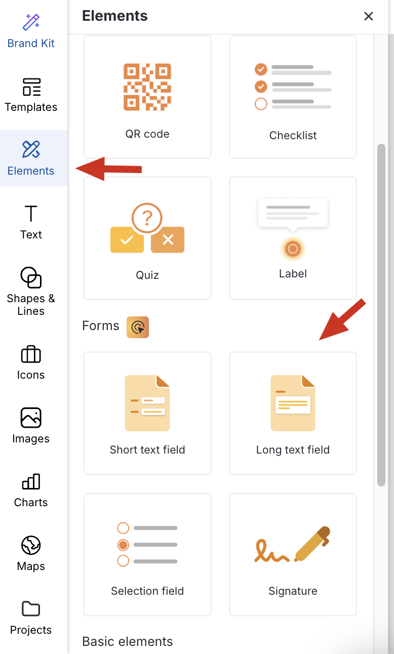 Image in the editor showing where the widgets are located