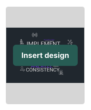 Image showing what the insert design button looks like